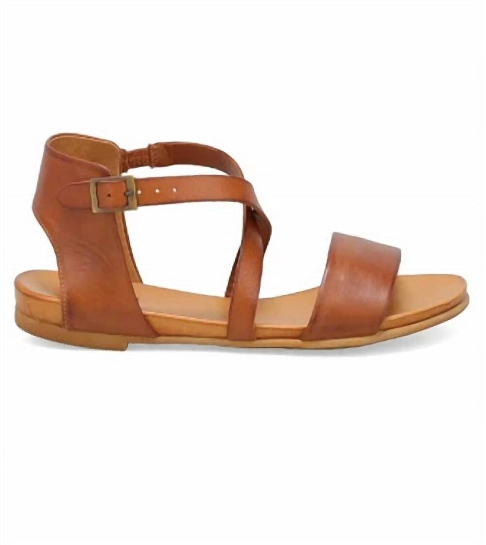 NEW MIZ MOOZ women's aster open toe sandals in brandy
